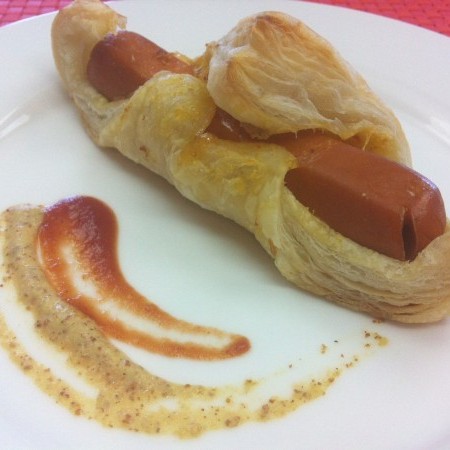 Cheesy Vegan Crescent Dogs